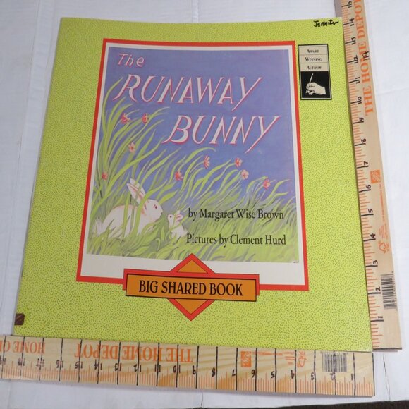 The Runaway Bunny BIG BOOK (almost 2 feet tall) By Margaret Wise Brown Classroom - Picture 2 of 11
